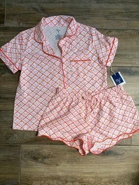 Roller Rabbit x Target Geo Hearts Short sleeve Short Pajama Set